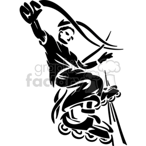 rollerblades clipart. Royalty-free image # 377573