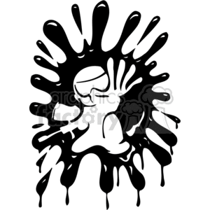 Paintball splat clipart. Royalty-free image # 377588