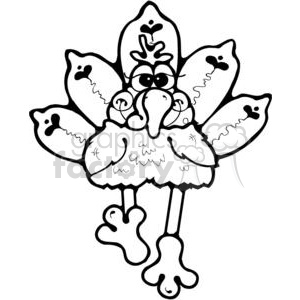 Froggie-Turkey clipart. Commercial use image # 380226