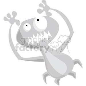 George the scary monster clipart. Royalty-free image # 380800