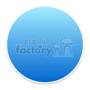 blue round button clipart. Commercial use icon # 381622