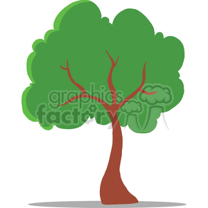 cartoon tree clipart. Commercial use image # 382089