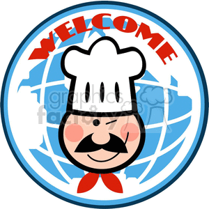 global chef clipart. Royalty-free image # 382194