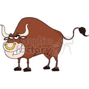 cartoon funny character animal animals bull bulls