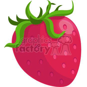 cartoon strawberry strawberries fruit snack food dessert healthy rg