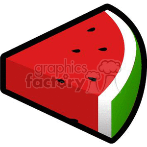 watermelon slice clipart. Commercial use image # 382408