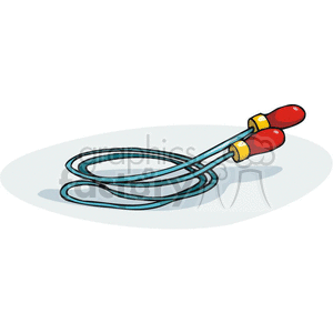 clipart - Cartoon jump rope.