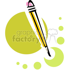 Cartoon pencil clipart. Commercial use image # 382907