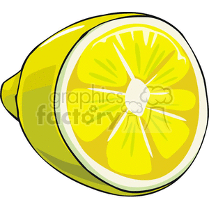 lemon clipart. Commercial use image # 383058
