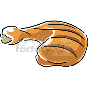 piece of chicken clipart. Royalty-free image # 383129