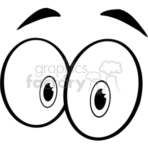 cartoon funny comic comical vector eye eyes eyeball surprised black white