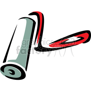 paint roller clipart. Royalty-free image # 384909