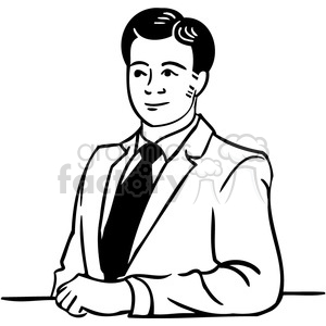 office business guy 096 clipart. Royalty-free image # 386034