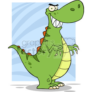 5113-Angry-Dinosaur-Cartoon-Character-Royalty-Free-RF-Clipart-Image clipart  #386193 at Graphics Factory.