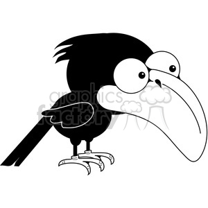 Crow 1 clipart. Royalty-free image # 387247