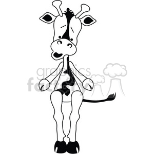 cartoon cute vector clipart clip+art cow