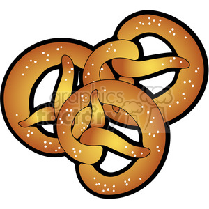 cartoon Oktoberfest pretzel pretzels