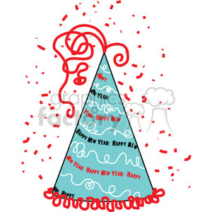 Happy New Year Hat clipart clipart. Royalty-free image # 387998
