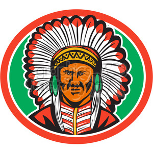 clipart - indian face and neck front.