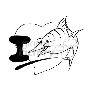 I love marlins outline clipart. Royalty-free icon # 390742