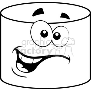 geometry empty cylinder cartoon face math clip art graphics images clipart.