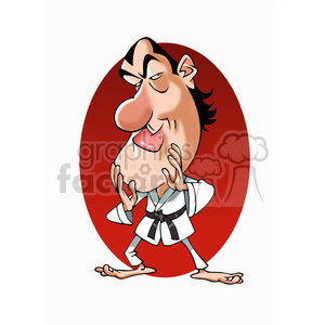 steven seagal color clipart. Royalty-free image # 393020