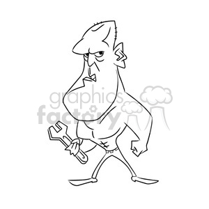 jason statham black and white clipart. Commercial use image # 393289