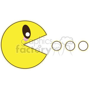 Pacman Kawaii clipart. Royalty-free icon # 394615