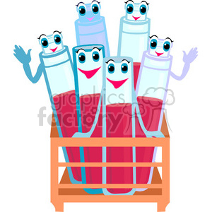 blood vials vaccines clipart. Commercial use image # 149605