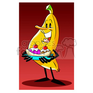 cartoon funny silly comics character mascot mascots banana fruit food healthy snack diet