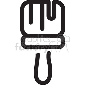 paint brush icon clipart. Commercial use image # 398335