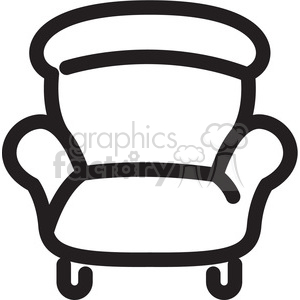 chair icon clipart. Royalty-free image # 398395