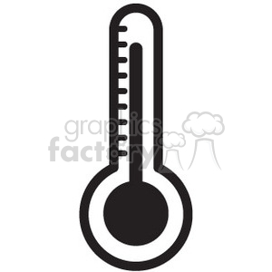 thermometer vector icon clipart.