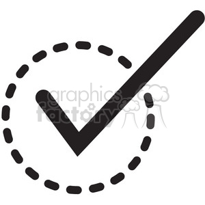icon icons black+white outline symbols SM vinyl+ready check complete done task checkmark