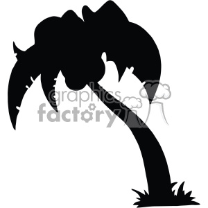 clipart - cartoon palm tree vector svg cut files silhouette cricut studio die cuts design.