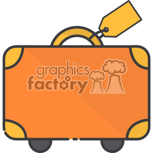 Suitcase vector clip art images clipart. Commercial use image # 403880