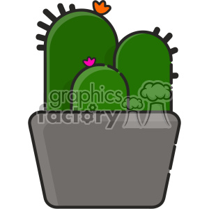 Cactus clip art vector images clipart. Royalty-free image # 403910