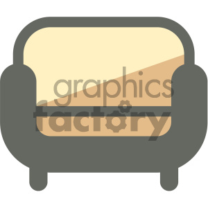 love seat furniture icon clipart. Commercial use image # 405637