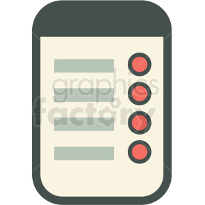 project to do list vector icon clipart.