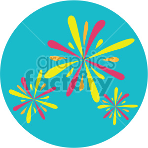 splash on blue circle background clipart. Commercial use image # 407384