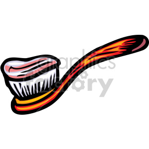 cartoon toothbrush clipart. Royalty-free image # 149493
