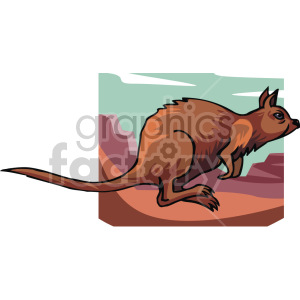 clipart - kangaroo mouse.