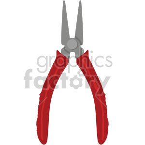 clipart - needle nose pliers no background.
