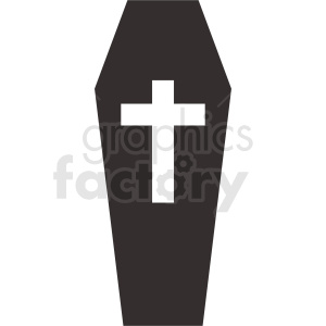 coffin vector design no background clipart. Commercial use image # 408954