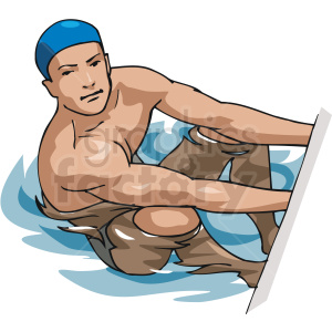 man swimming clipart. Commercial use image # 169950