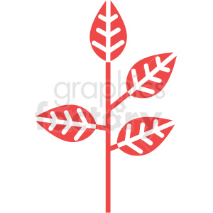 branch with leafs icon art clipart.