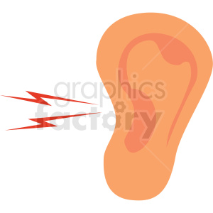 hearing vector icon clipart. Royalty-free image # 410128