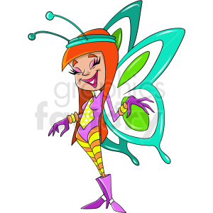 edc fairy rave character clipart .