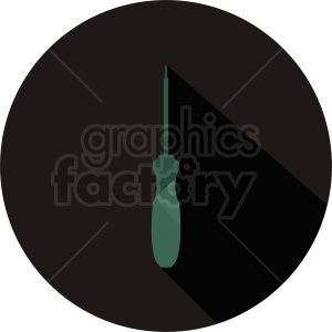 clipart - green screwdriver vector circle icon.