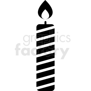vector candle icon clipart.